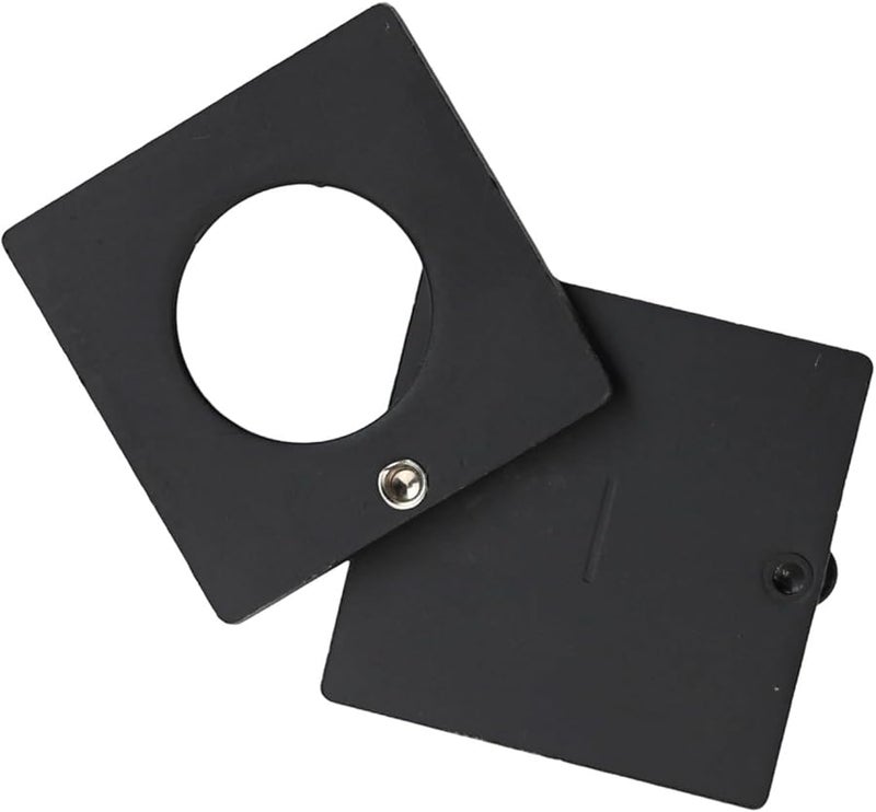 Black Zinc Alloy Peephole Cover Adjustable Visibility 16Mm For Door Viewers - Image 1